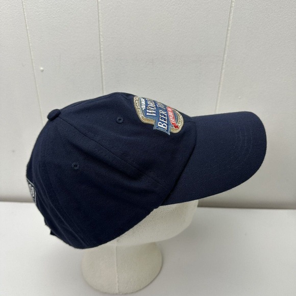 Old Chicago World Beer Tour Hat Cap Blue Strapback Adjustable Embroidered - Picture 5 of 10